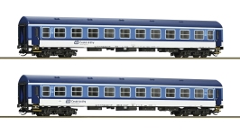 Roco 6280020 - TT - 2-tlg. Set Personenwagen, ČD, Ep. VI - Set 2